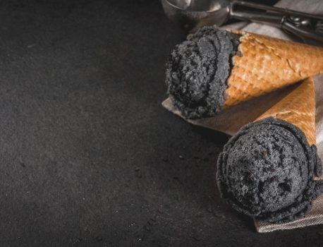 פחם פעיל אבקתי לשימוש כפיגמנט שחור למזון